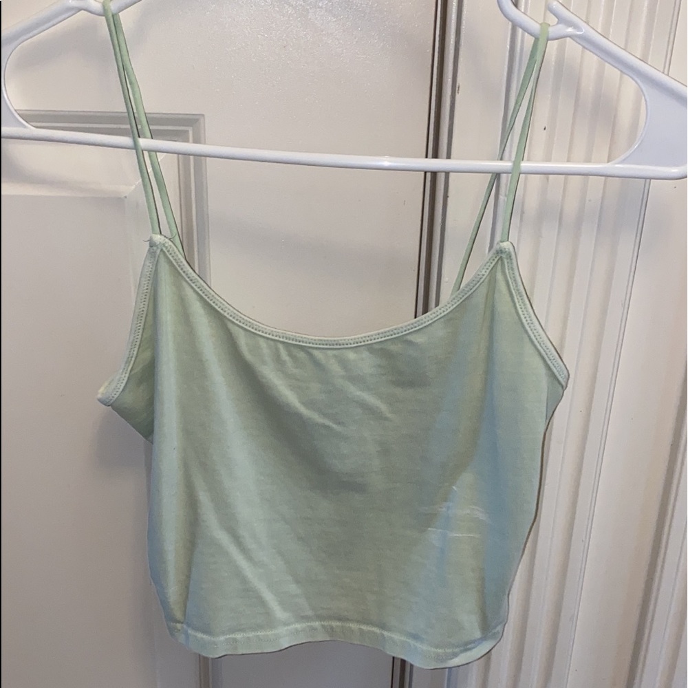 Mint crop top